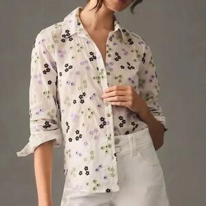EUC Maeve by Anthropology Women’s Button Down Shirt